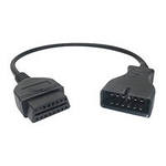 Переходник с колодки OBD-II на диагностическую колодку GM12 (старые ВАЗ, Daewoo)