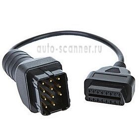 Переходник с колодки OBD-II на диагностическую колодку ГАЗ