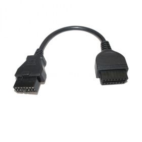 Переходник с колодки OBD-II на диагностическую колодку Mitsubishi 12 pin
